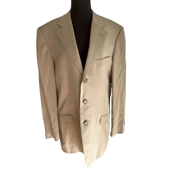 Ermenegildo Zegna Super 100 Worsted Wool Blazer sport coat jacket - Picture 2 of 16